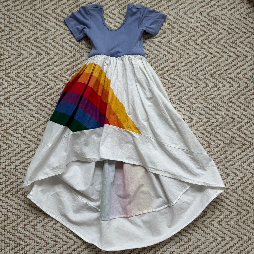 Pleiades Retro Rainbow Dress in size 3T